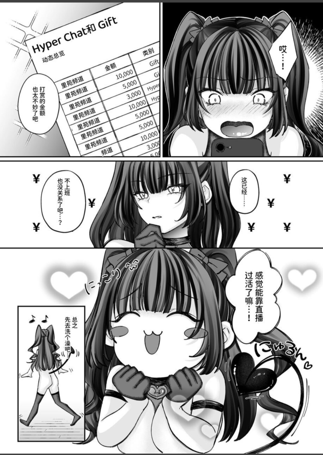 [日本漫画] [聖華快楽書店 (ちょこみんと、エルトリア)] TSサキュバス ~行き倒れのサキュバスを助けたら女体化させられました。女の子の体ってこんなに気持ちいいの!？~ 单本,巨乳大奶,露出,大阴茎#[27P]-19
