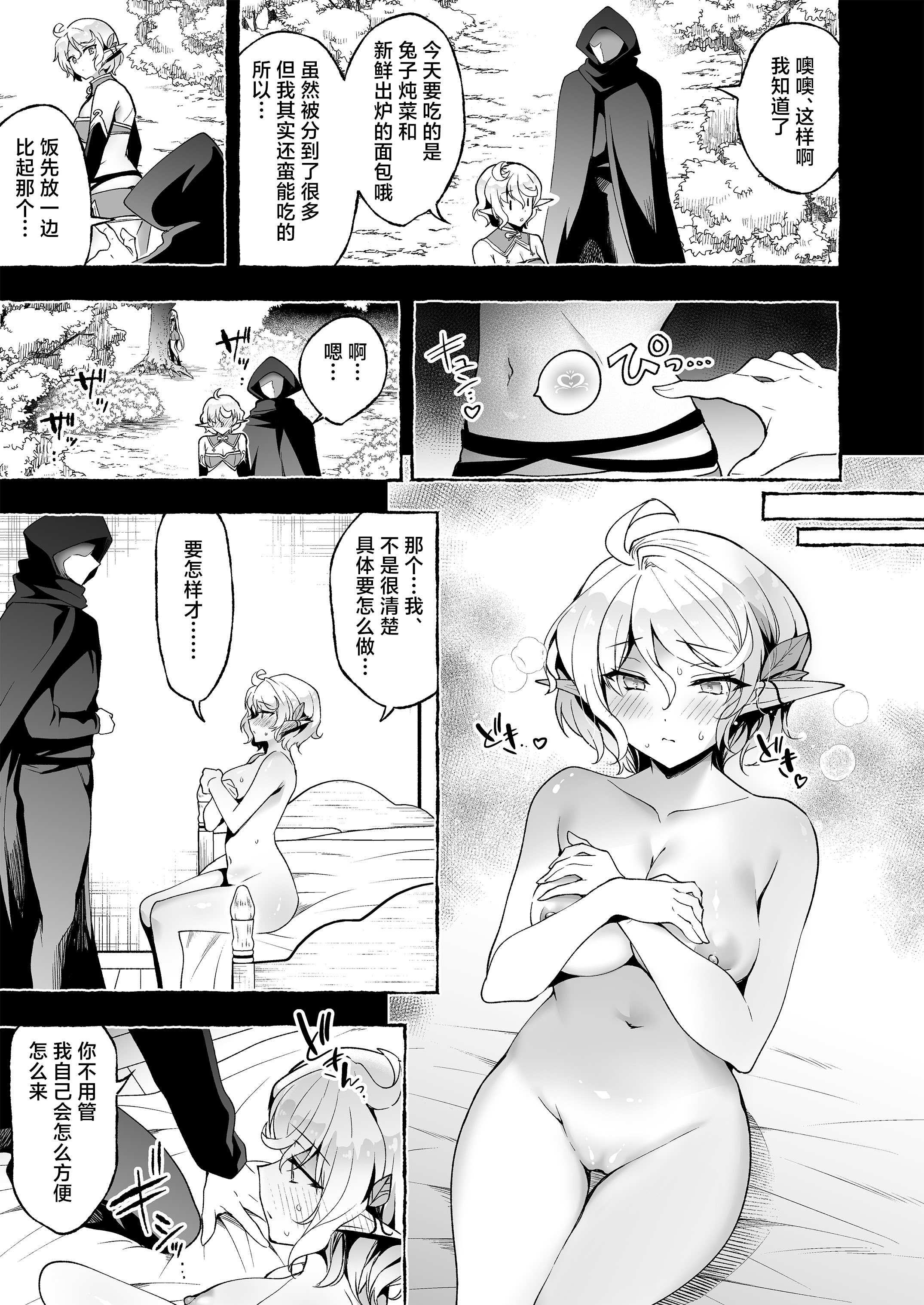 [日本漫画] [にのこや (にの子)] 淫紋魔術師のエルフハーレム｜淫纹魔术师的精灵后宫生活~为精灵刻上淫纹的故事 番外篇①~ 单本,巨乳大奶,露出,大阴茎#[25P]-11
