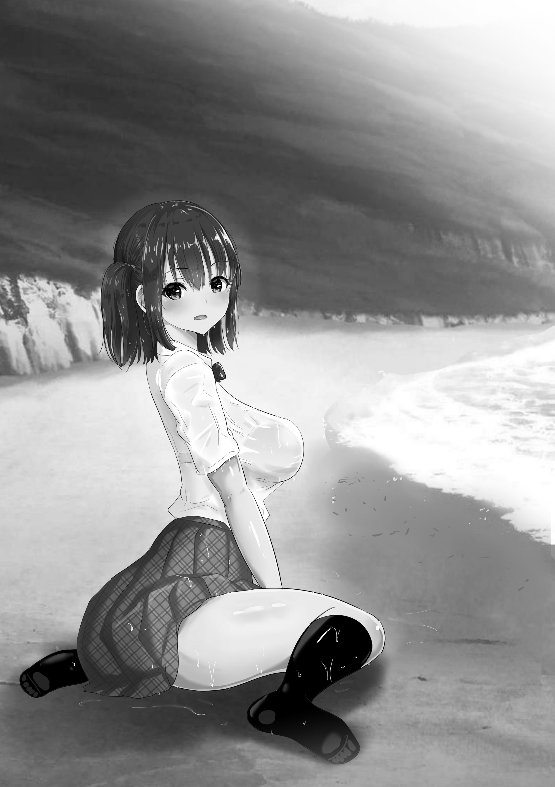 [日本漫画] [むらむら村ソン] 濡れ透け女子が大嫌いなセクハラ教師と2人きりのびしょびしょ無人島生活 单本,萝莉,单女,女学生制服,单男,丝袜#[37P]-2