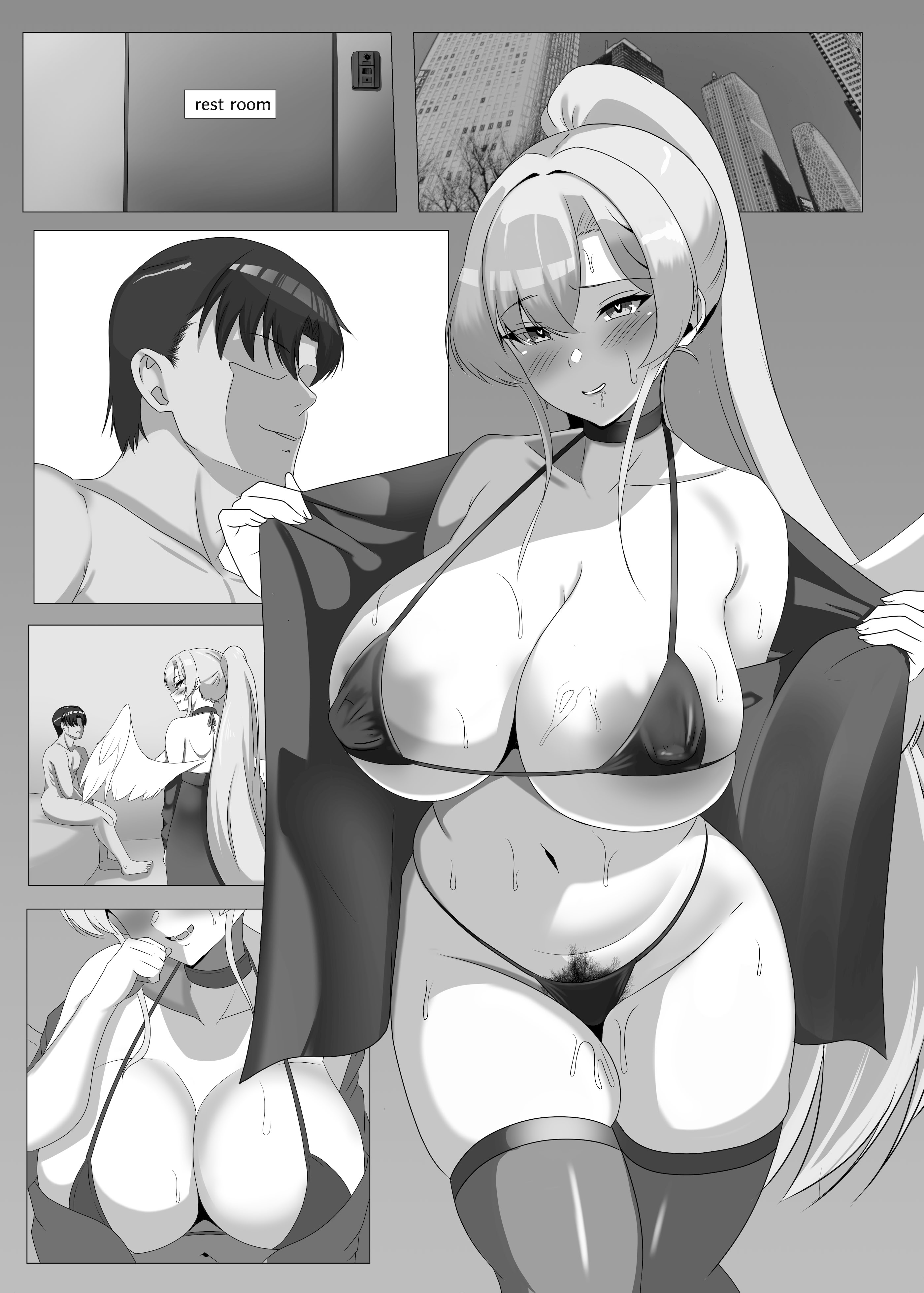 [日本漫画] 【ナギサパート】せんアカナギサ＆ミカ本進捗【1~6p】 单本,巨乳大奶,单女,泳装#[7P]-6