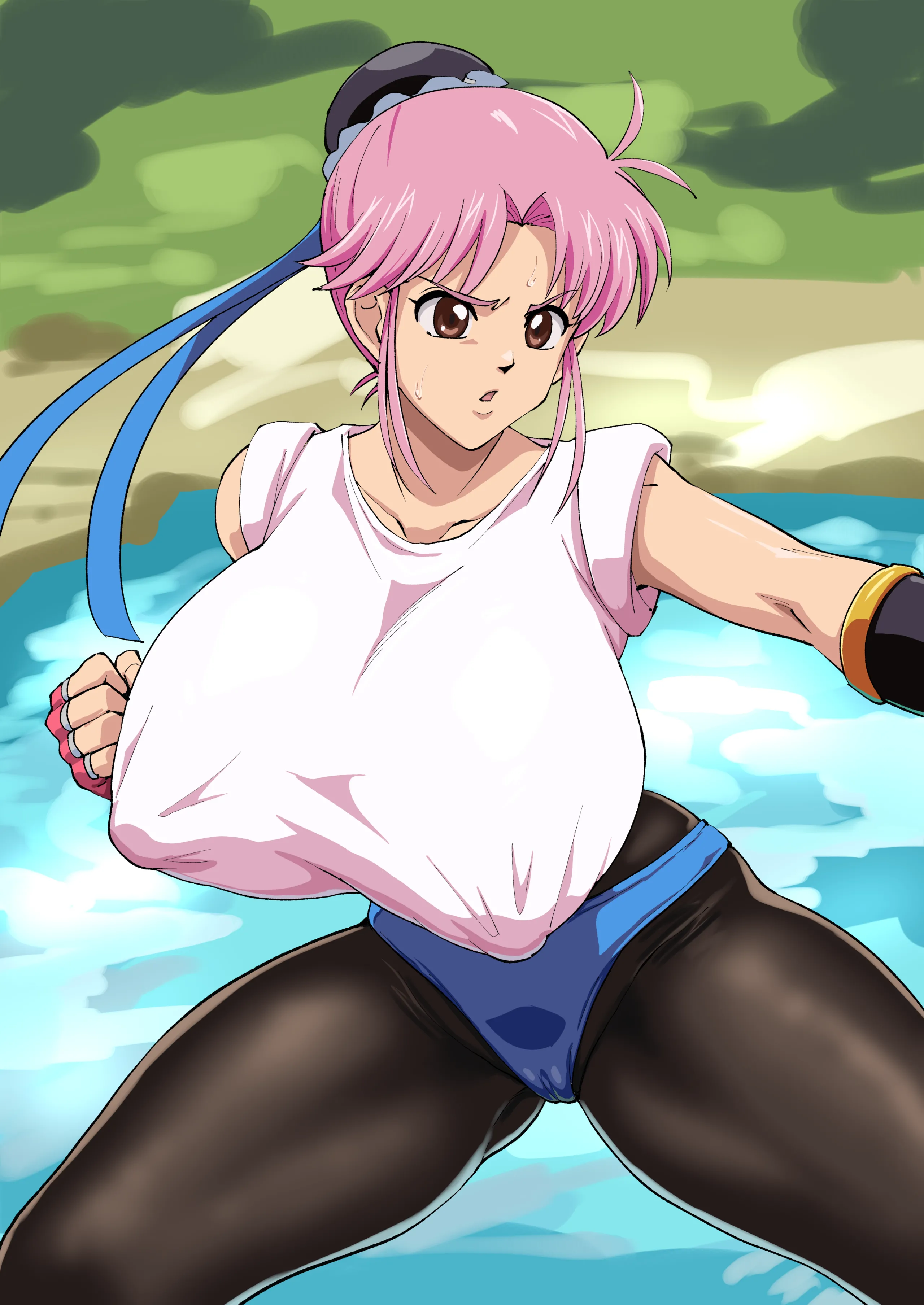 [日本漫画] [いわお] 超魔“乳”生物と化したマァム (ドラゴンクエスト ダイの大冒険) 单本,巨乳大奶,露出,全彩,大阴茎#[16P]-1