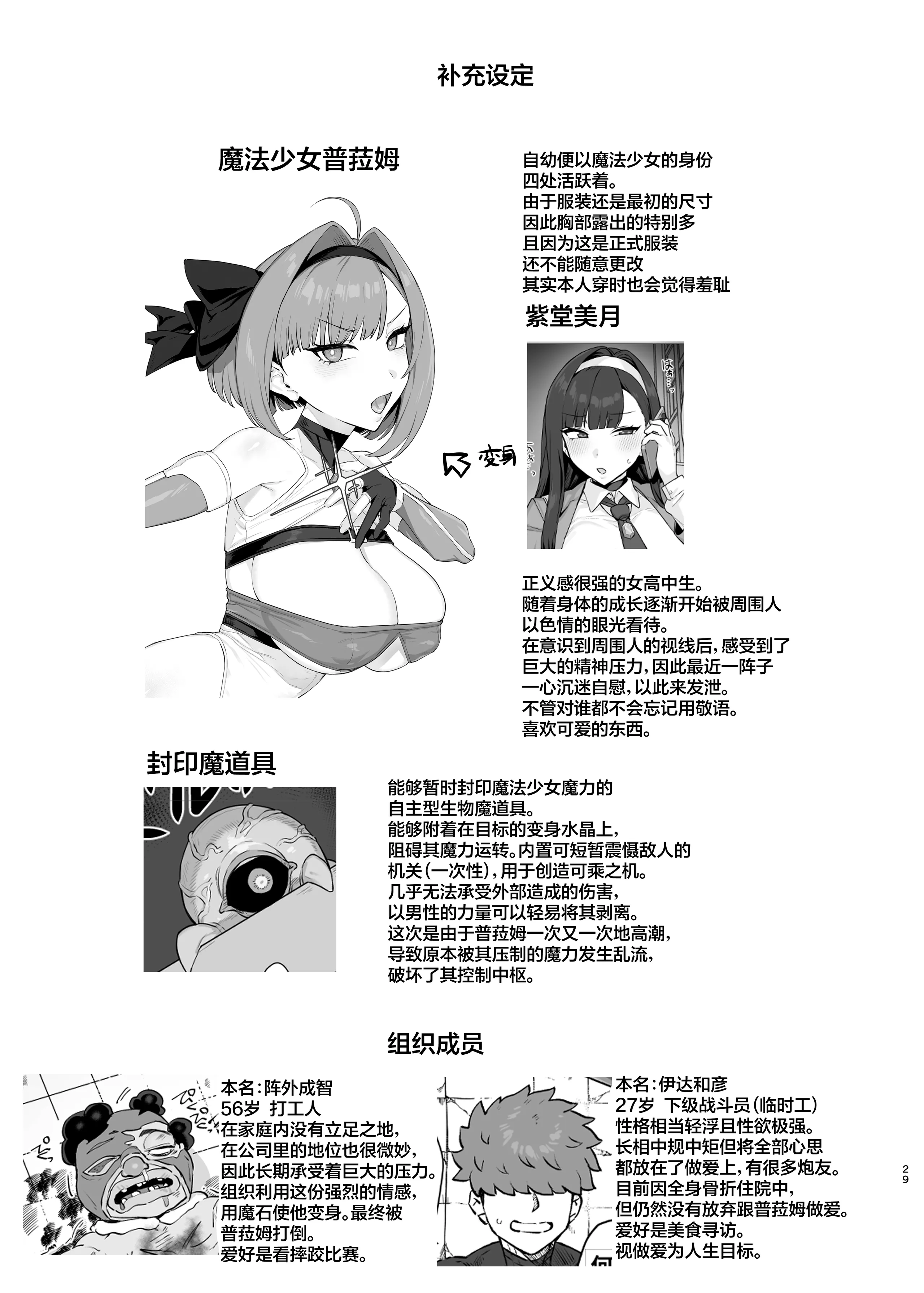 [日本漫画] [水産メンタリズム (すいそげんし)] 魔法少女プラウム～淫欲の過ち～｜魔法少女普菈姆 ~淫欲之罪~ 单本,高潮潮吹,巨乳大奶,卖淫,内射中出,丝袜#[31P]-28