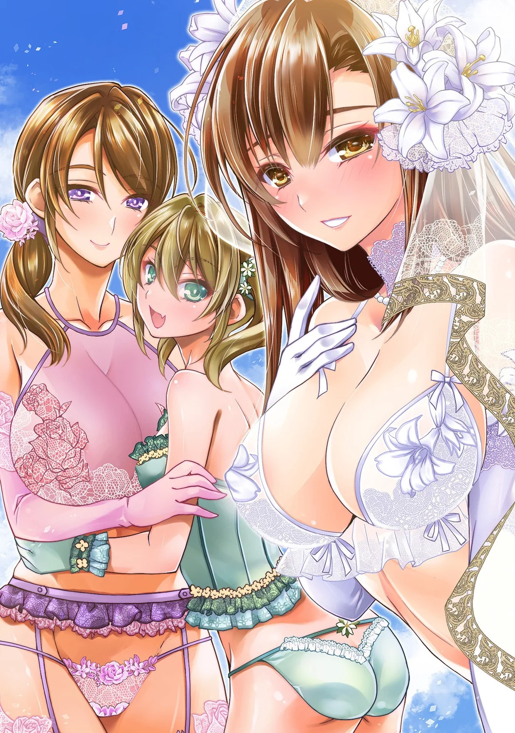 [日本漫画] [アシオ] 幼馴染みのおしまい～三姉妹とH三昧～ 单本,巨乳大奶,露出,大阴茎#[43P]-38
