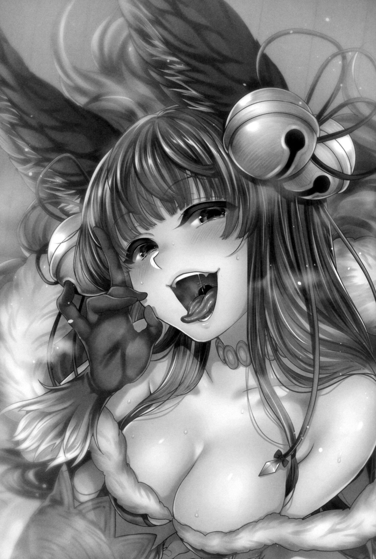 [Manga] (C96) [NIGHT FUCKERS (Mitsugi)] Nurunuru Fellatin Summer (Granblue Fantasy) Single book, single female, animal ears, single male, oral sex#[40P]-2