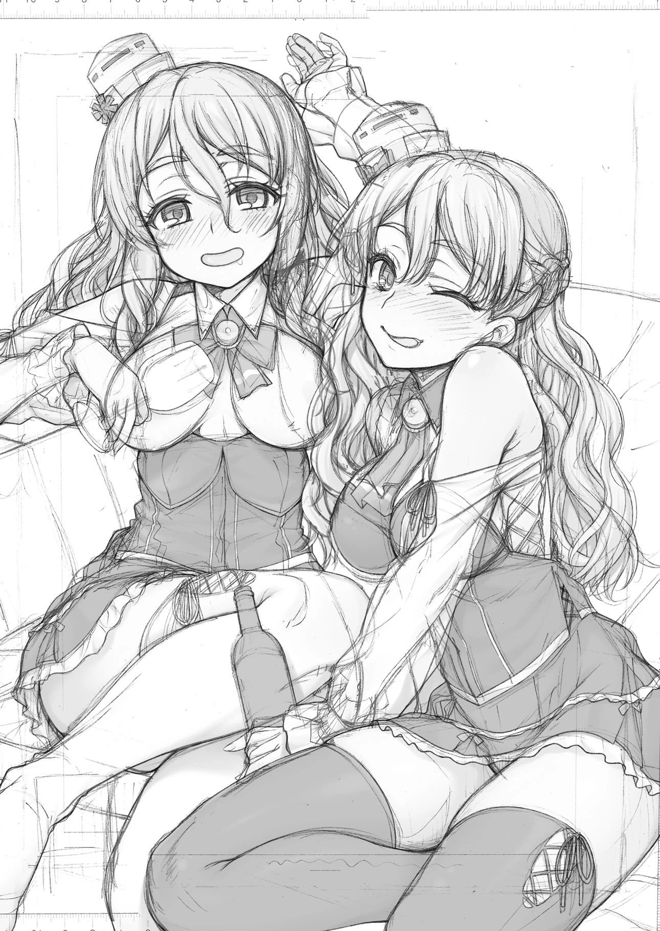 [日本漫画] 札拉和波拉的醉醺醺之夜 同人,群体性交#[22P]-2