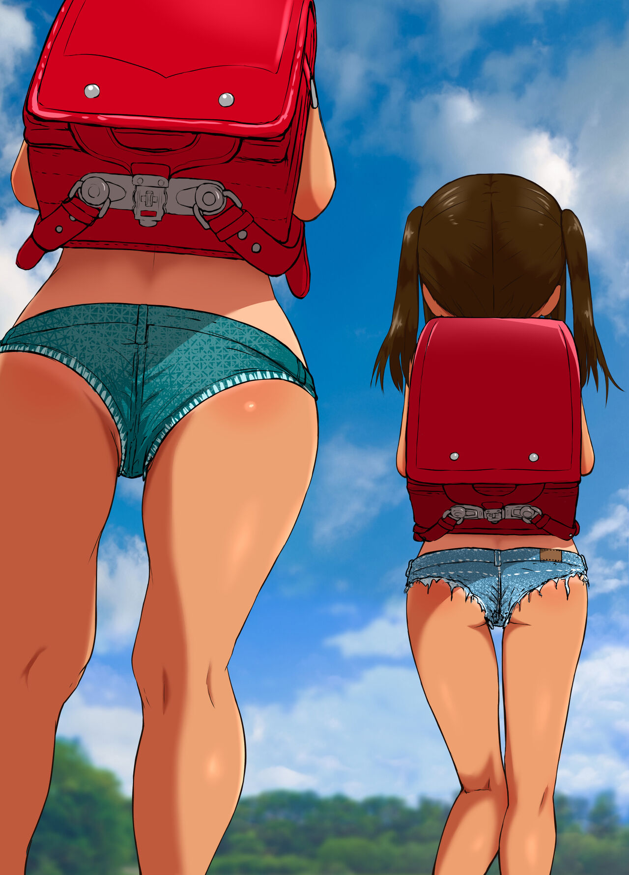 [Manga] Country sandwiches - I'm being turned into toys for two girls at a school with three students in the school Single book, loli, singta control#[71P]-3