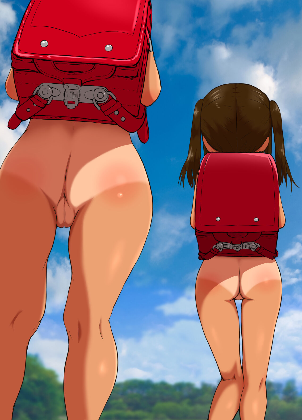 [Manga] Country sandwiches - I'm being turned into toys for two girls at a school with three students in the school Single book, loli, singta control#[71P]-35