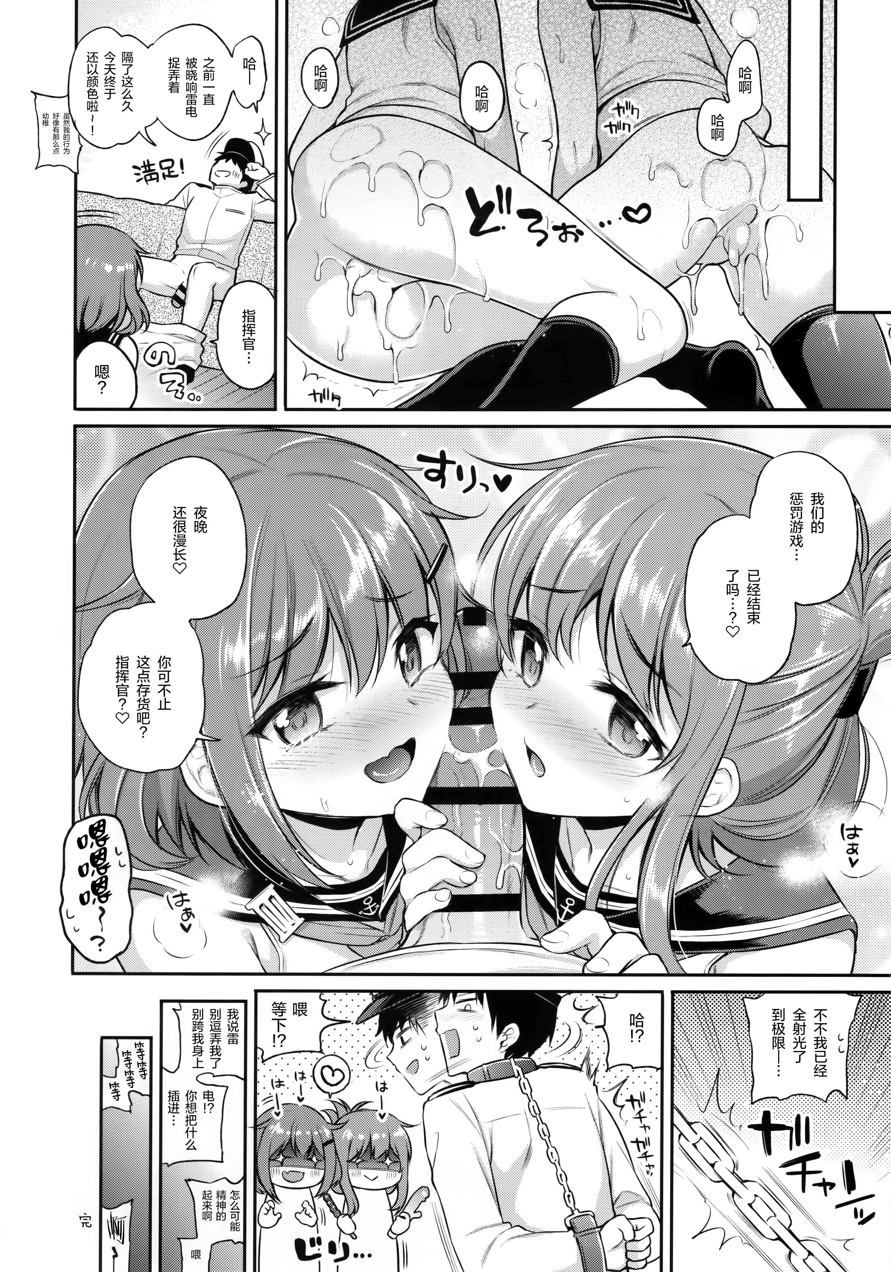 [日本漫画] 雷电酱×惩罚游戏 同人,女学生#[22P]-19