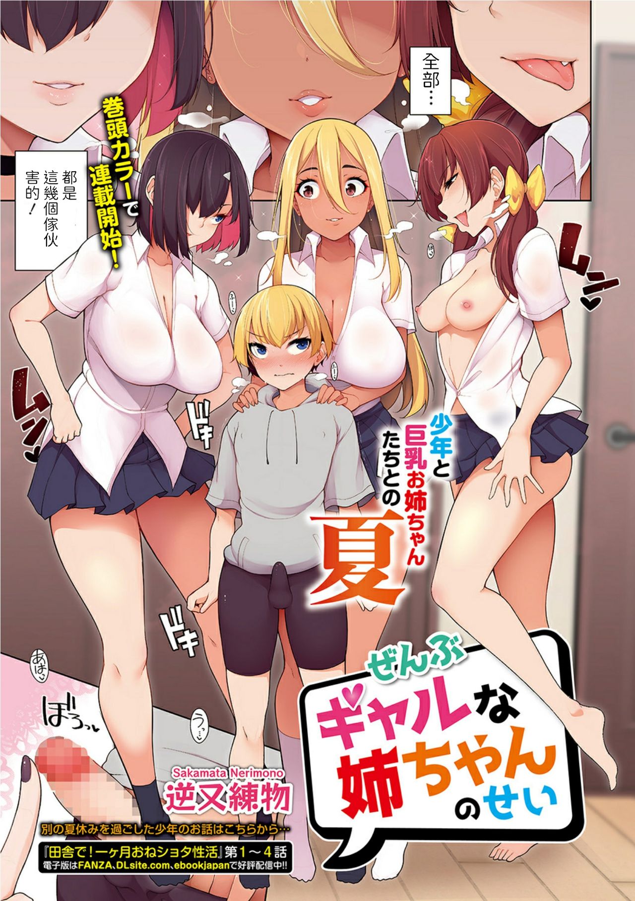 [日本漫画] ぜんぶギャルな姉ちゃんのせい (コミック刺激的SQUIRT!! Vol.19) 短篇,巨乳大奶,正太控,女学生#[24P]-1
