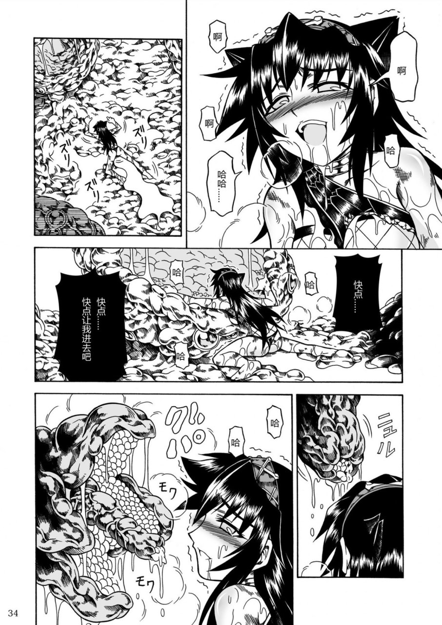 [日本漫画] (C90) [Yokohama Junky (魔狩十織)] ソロハンター達の生態 (モンスターハンター) [中国翻訳] 同人,调教,巨乳大奶#[246P]-120