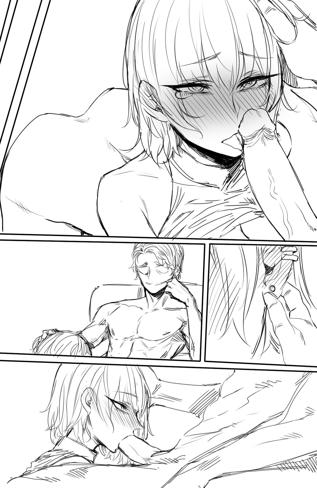 [Manga] Cool girlfriend Single book, black stockings, big breasts, NTR#[30P]-20