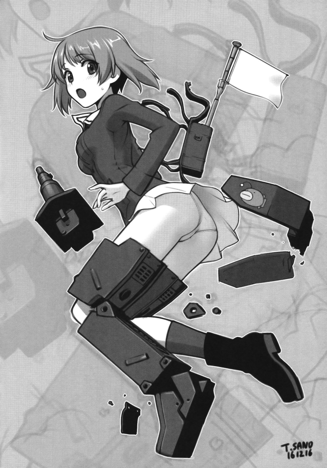 [Manga] Nishizumi Maho's sleep rape Single book, rape, big breasts#[32P]-28