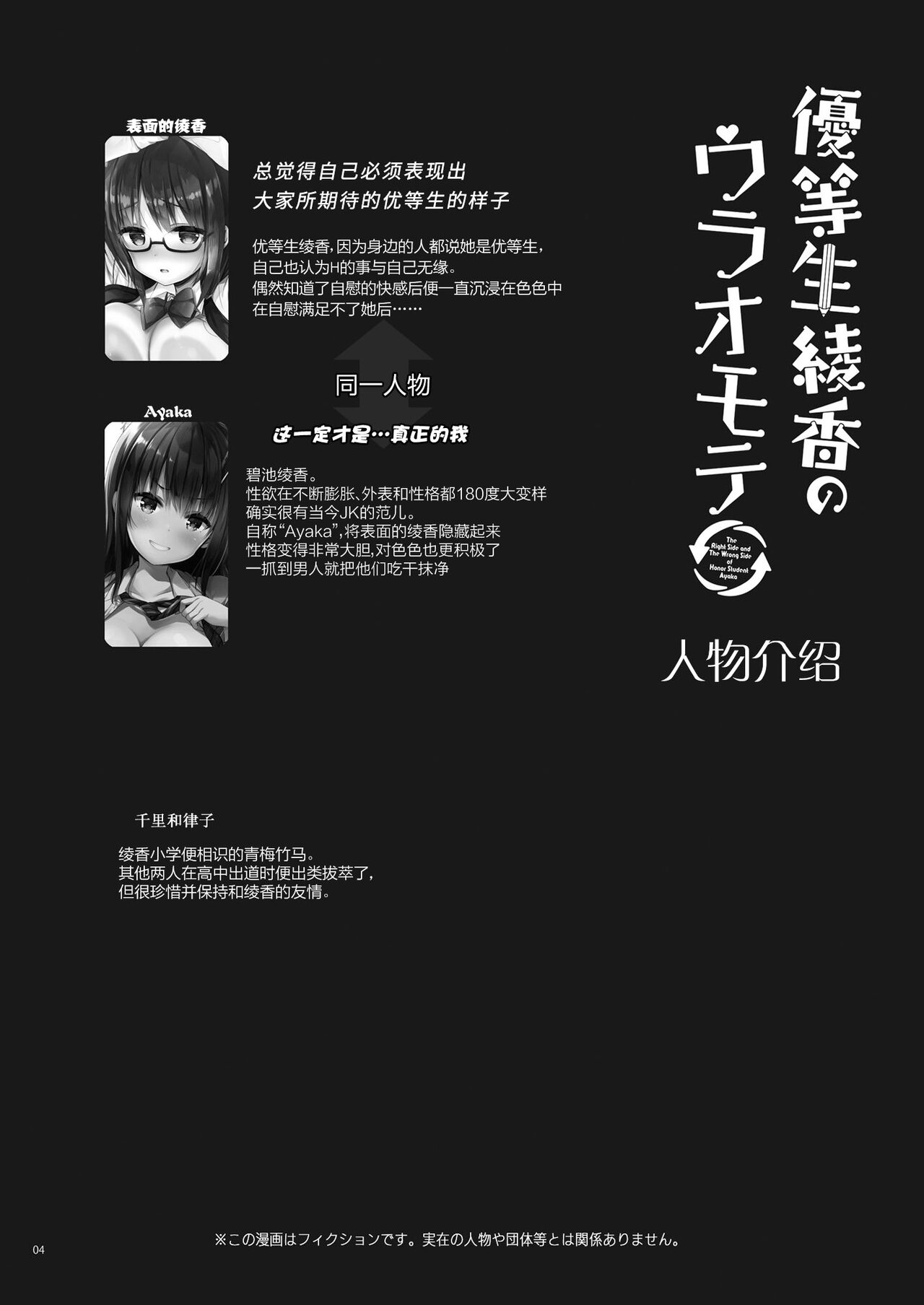 [日本漫画] 優等生のウラの姿は超ビッチレイヤー 優等生 綾香のウラオモテ 单本,cosplay,黑丝丝袜,巨乳大奶#[43P]-4