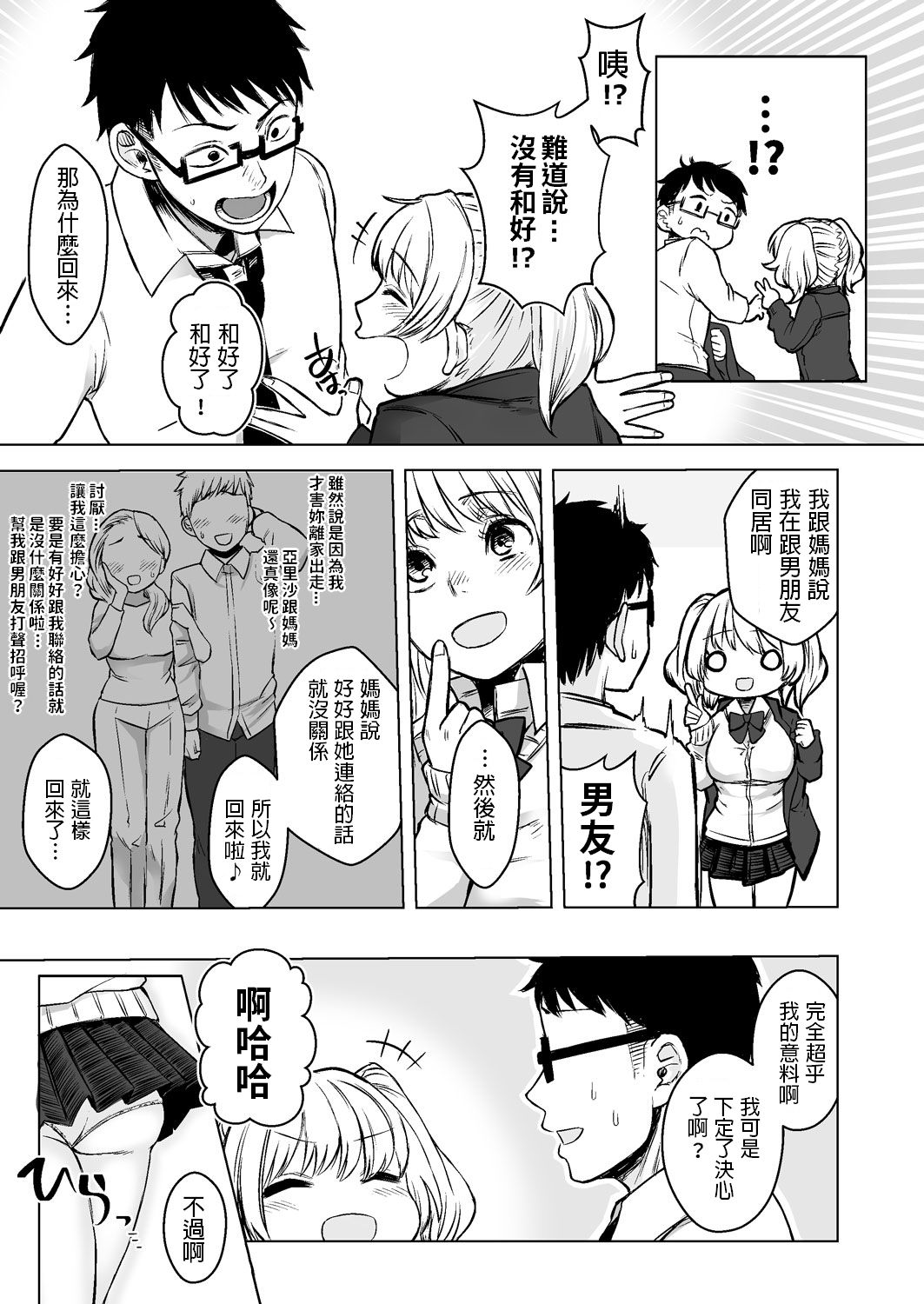 [Manga] A high school girl with a reason: the result of a runaway gal!? Single book, female student, uniform#[38P]-34