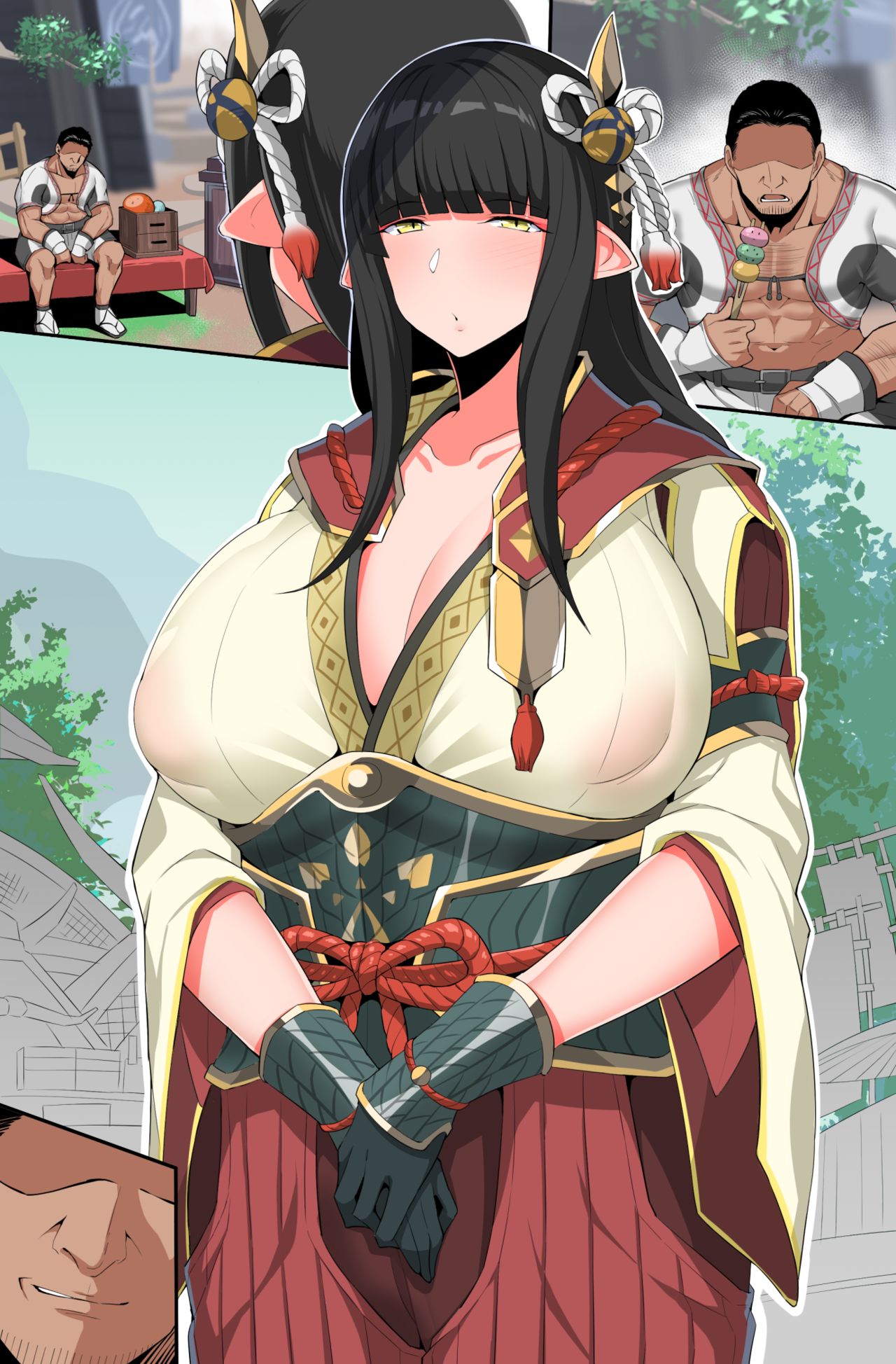 [日本漫画] えっっっグい騎乗位で搾り取ってくるヒノエ嬢❤ 单本,巨乳大奶#[5P]-3
