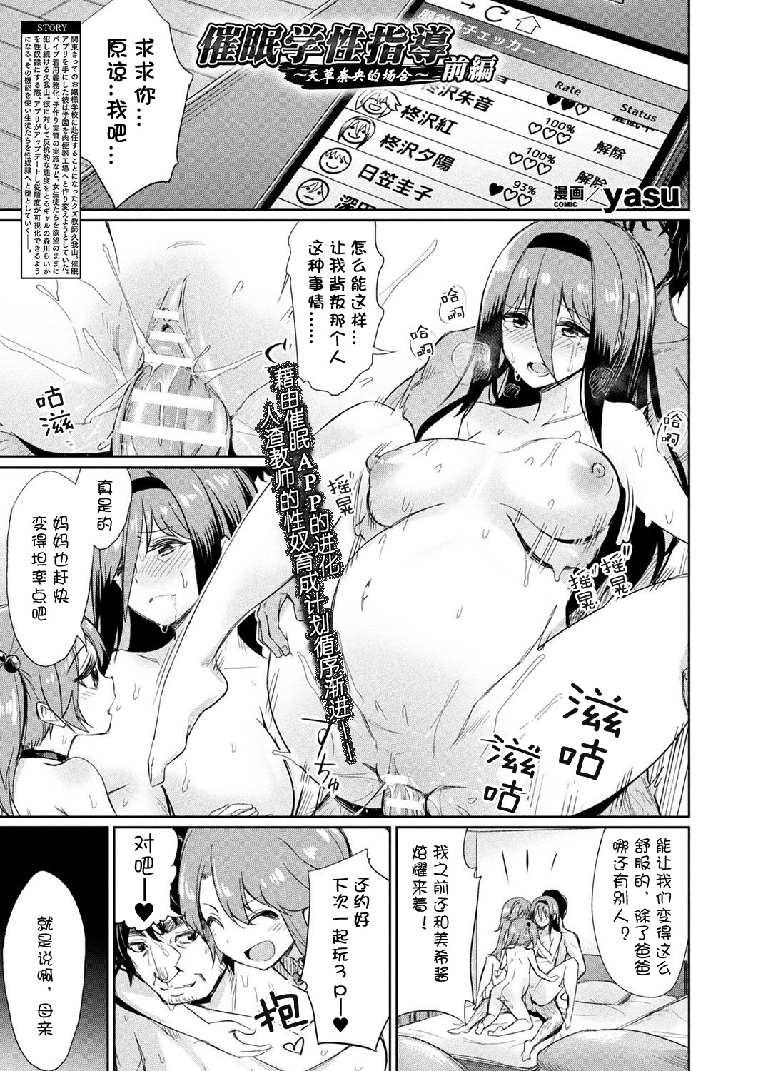 [Manga] Hypnotic Sexual Instruction - The Case of Amakusa Nao - Part 1 Single book, group P#[10P]-1