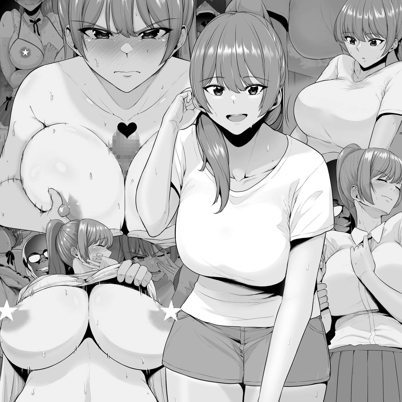 [日本漫画] [Sevengar] Kyonyuu Manager o Kairaku Choukyou de Otosu [Chinese] 单本,单女,丝袜#[8P]-1