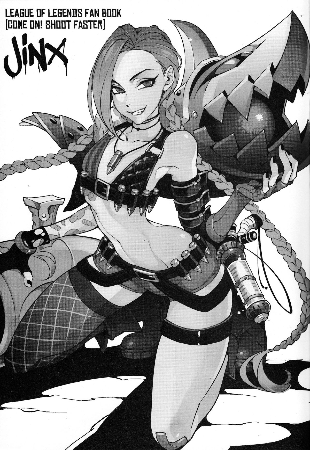 [Manga] JINX Come On! Shoot Faster Single book, black stockings#[21P]-2