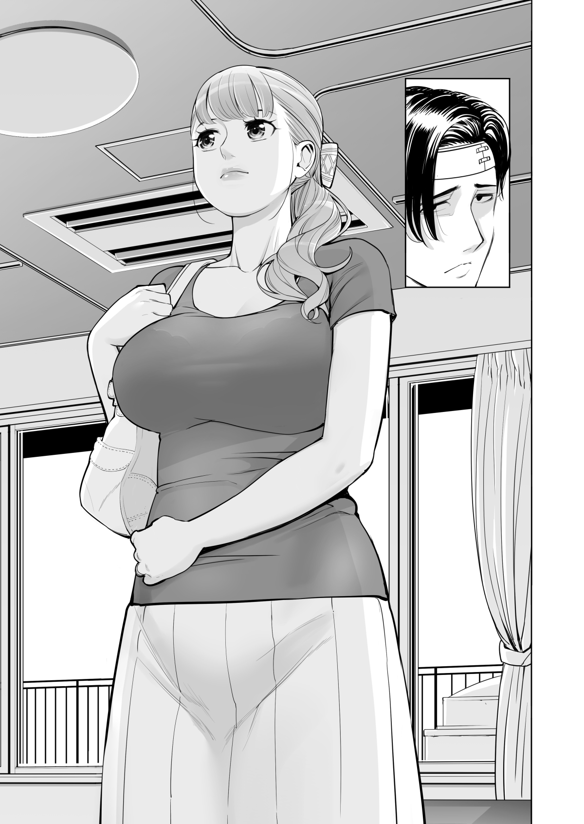 [日本漫画] 茜色に染まる若妻 ～病室で僕の妻が寝取られた～ 单本,巨乳大奶,NTR#[46P]-12