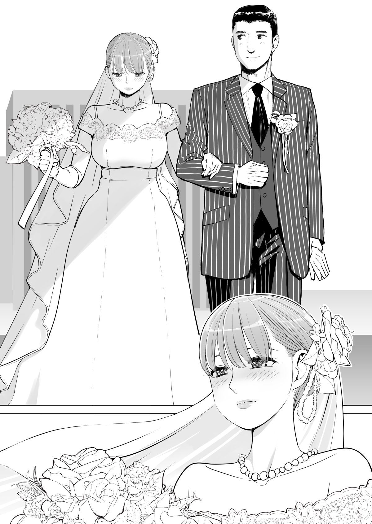 [日本漫画] 茜色に染まる若妻 ～病室で僕の妻が寝取られた～ 单本,巨乳大奶,NTR#[46P]-3