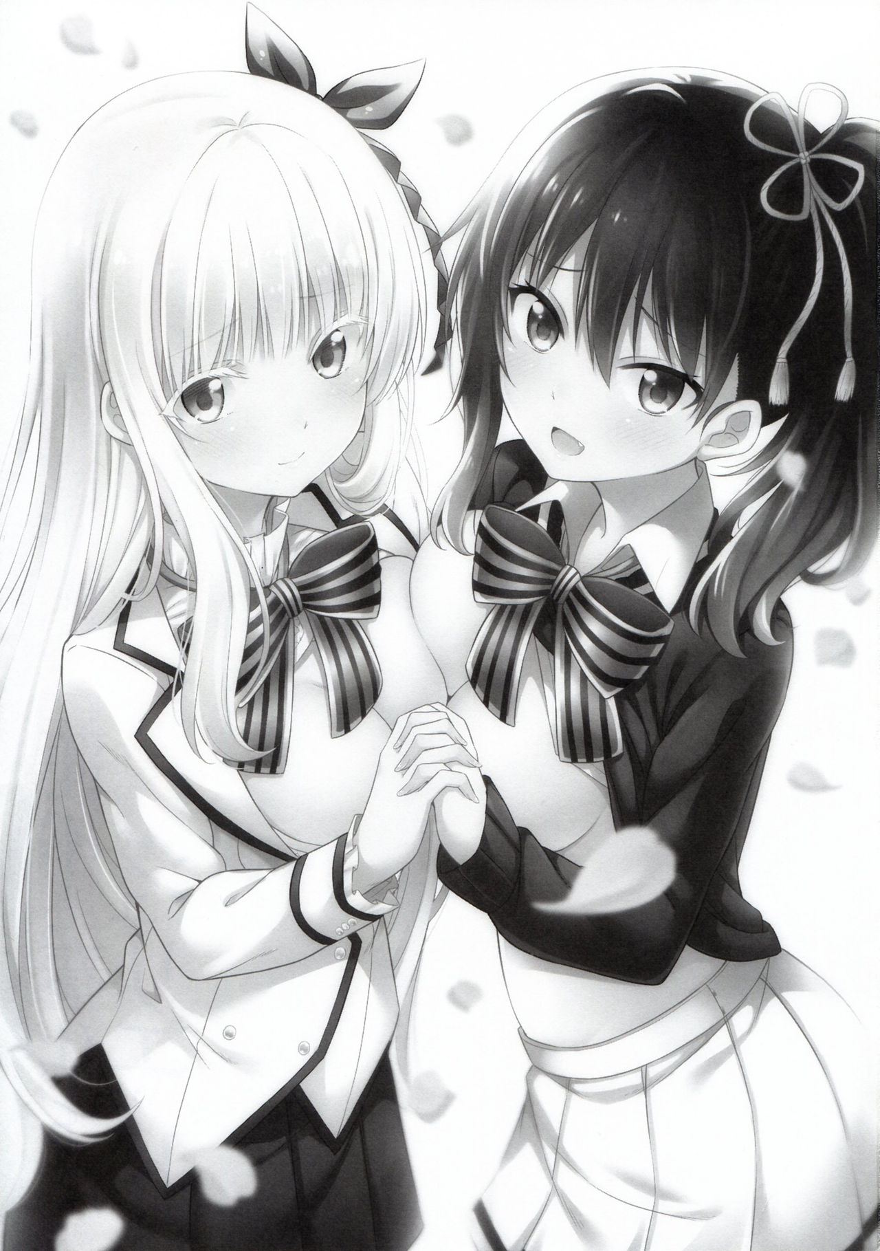 [Manga] (C95) [Fujiya (Nectar)] Hasuki t Hushi t Juliet (Kishuku Gakku n Juliet) [Chinese] [Tabris Personal Chinese] Single book, female student uniform, single male, ponytail, group P, stockings#[22P]-2