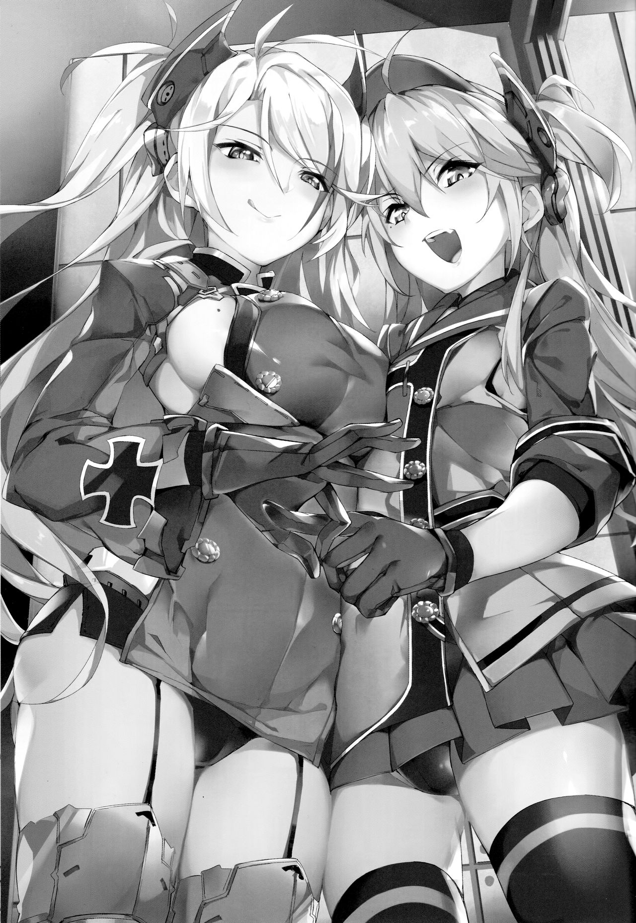[日本漫画] (C94) [Salt choc (Naha 78)] Hipper Shimai no Shota Sakusei Jinmon (Azur Lane) [Chinese]  单本,正太控,调教,3P,单男,群P,丝袜#[30P]-2