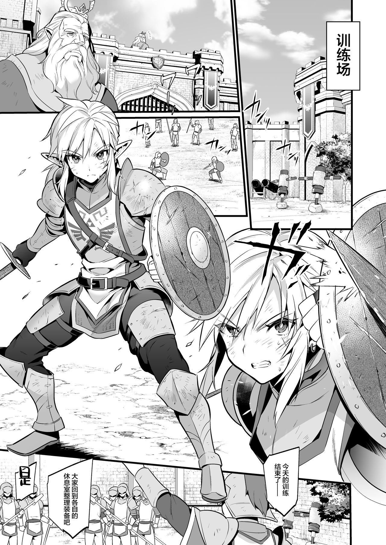 [日本漫画] [Morittokoke (Morikoke)] Kunren-hei no junan (The Legend of Zelda)  单本,妖精,肛门,群P#[27P]-5