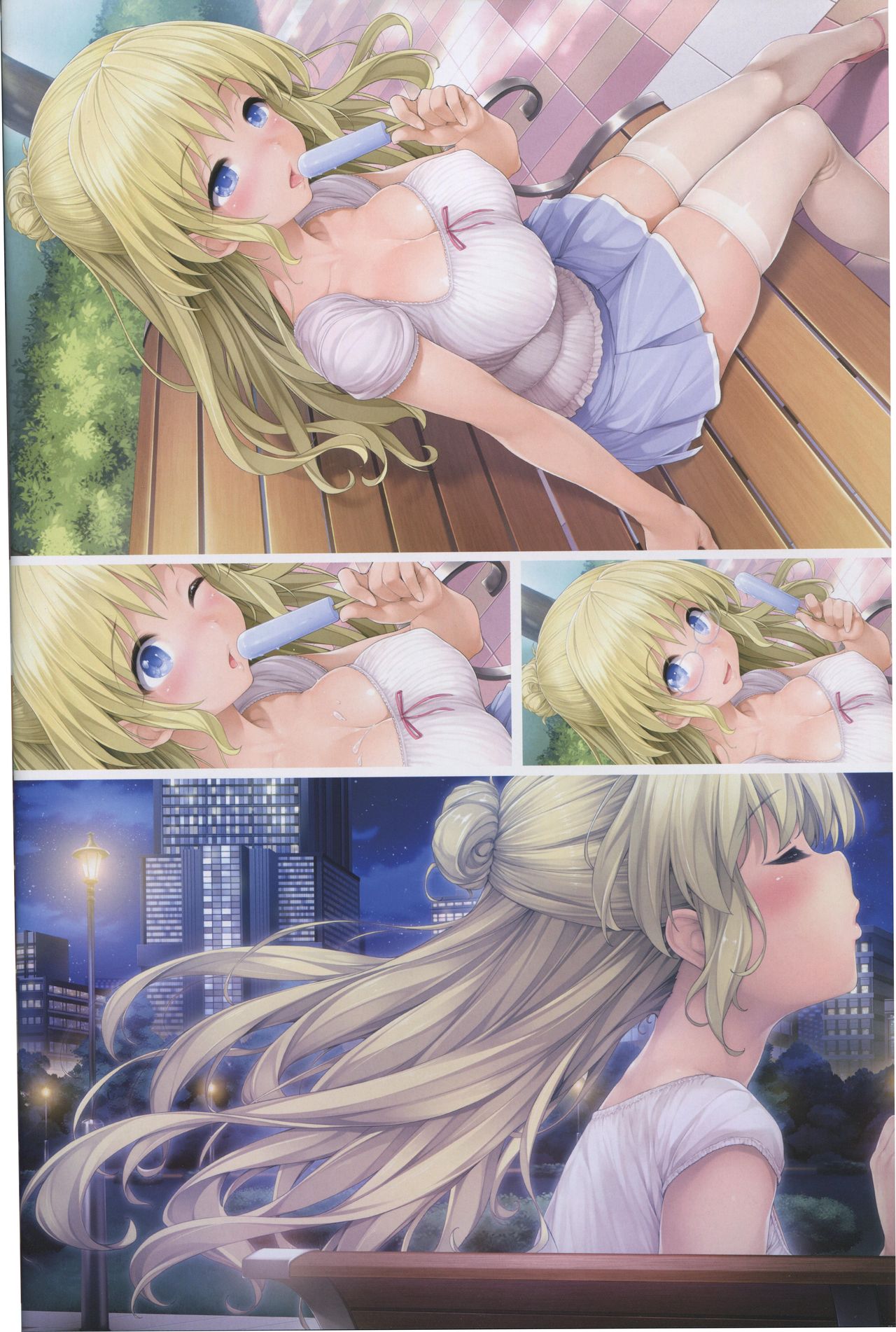 [日本漫画] LOVE CUBE ART WORKS 单本,巨乳大奶#[54P]-19