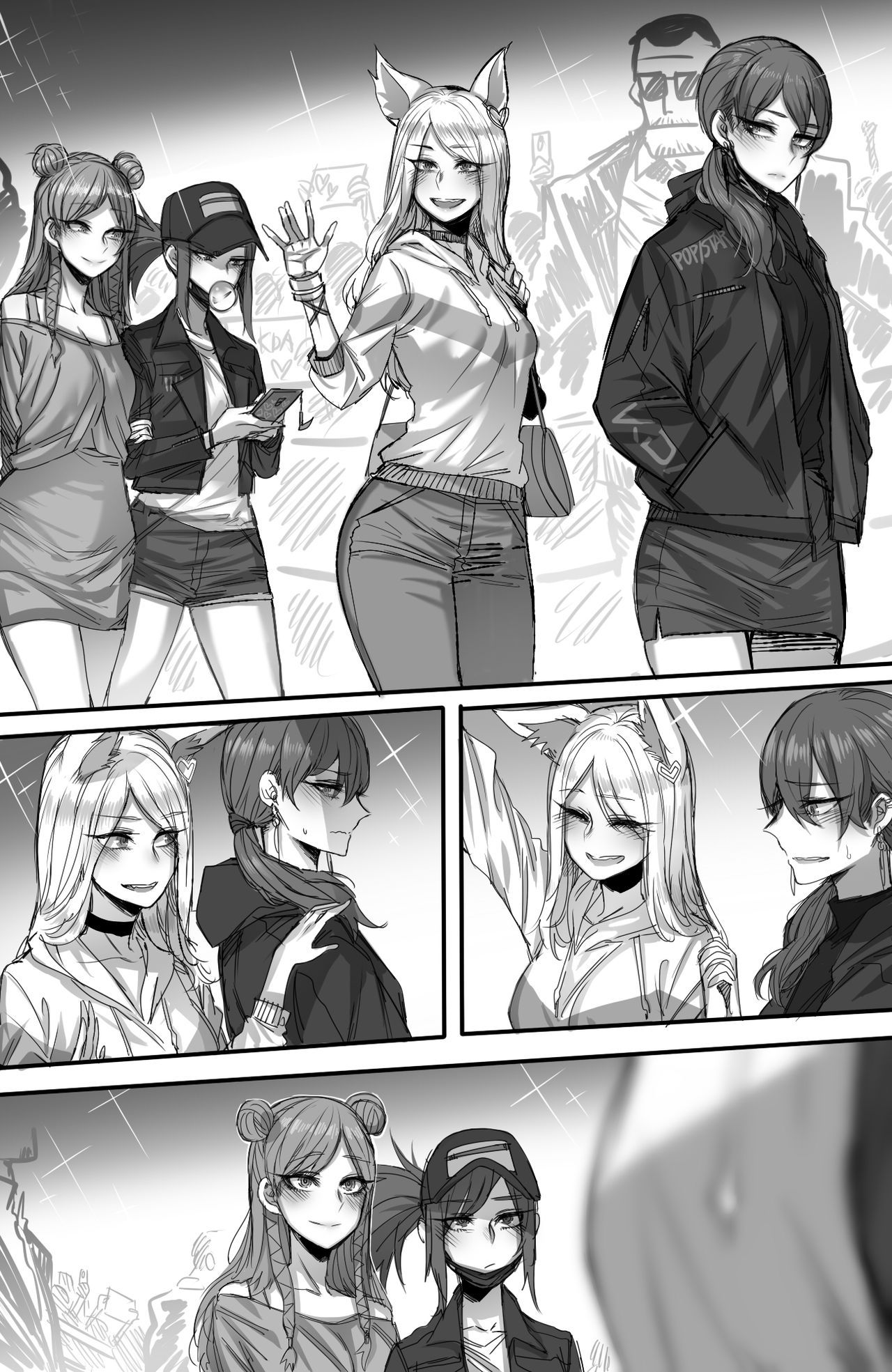 [Manga] K/da Prestige Club Single book, big ass, big breasts, big tits, exposed, group P#[17P]-3