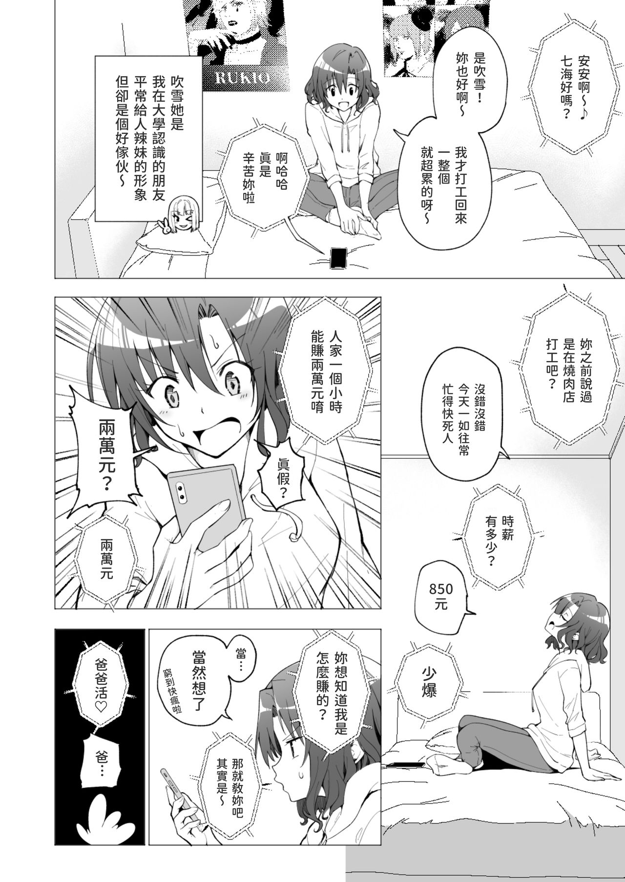 [Manga] I've Been Started Sleeping Daddy 1 - College Student Edition 1 Single book, loli, female student#[61P]-7