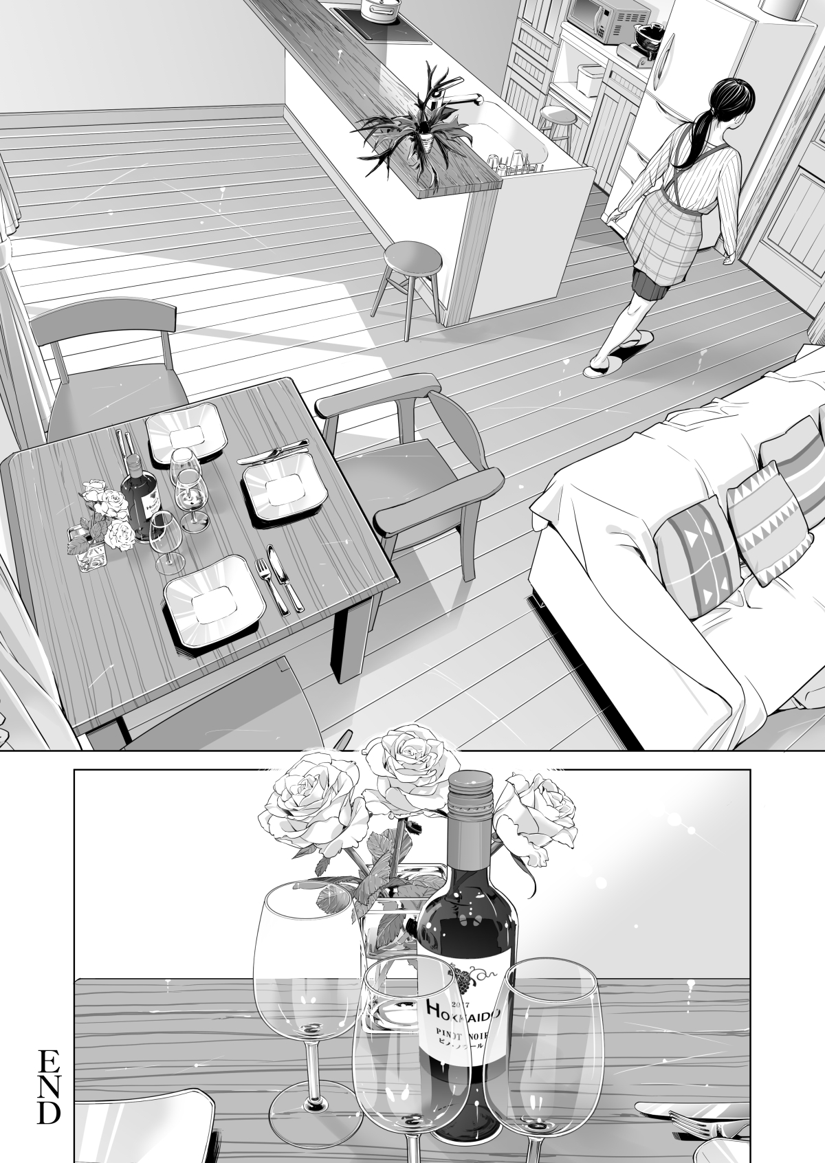 [日本漫画] 月夜のみだれ酒 ～人妻は酔い潰れた夫の側で同僚に寝取られる～後編 单本,巨乳大奶,NTR#[75P]-72
