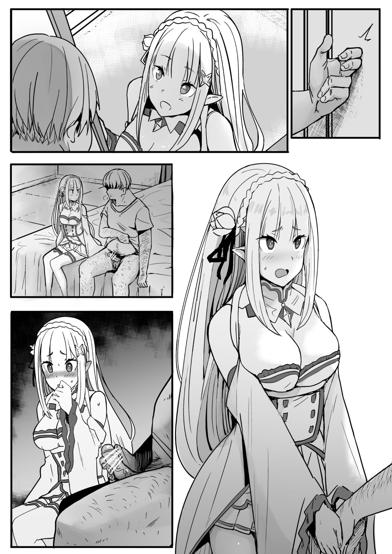 [Manga] [Oninarasu] EMT(NTR Part 2) (7/1) (Re: Zer kara Hajimeru Isekai Seikatsu) Single book, big tits, NTR, creampie#[11P]-2