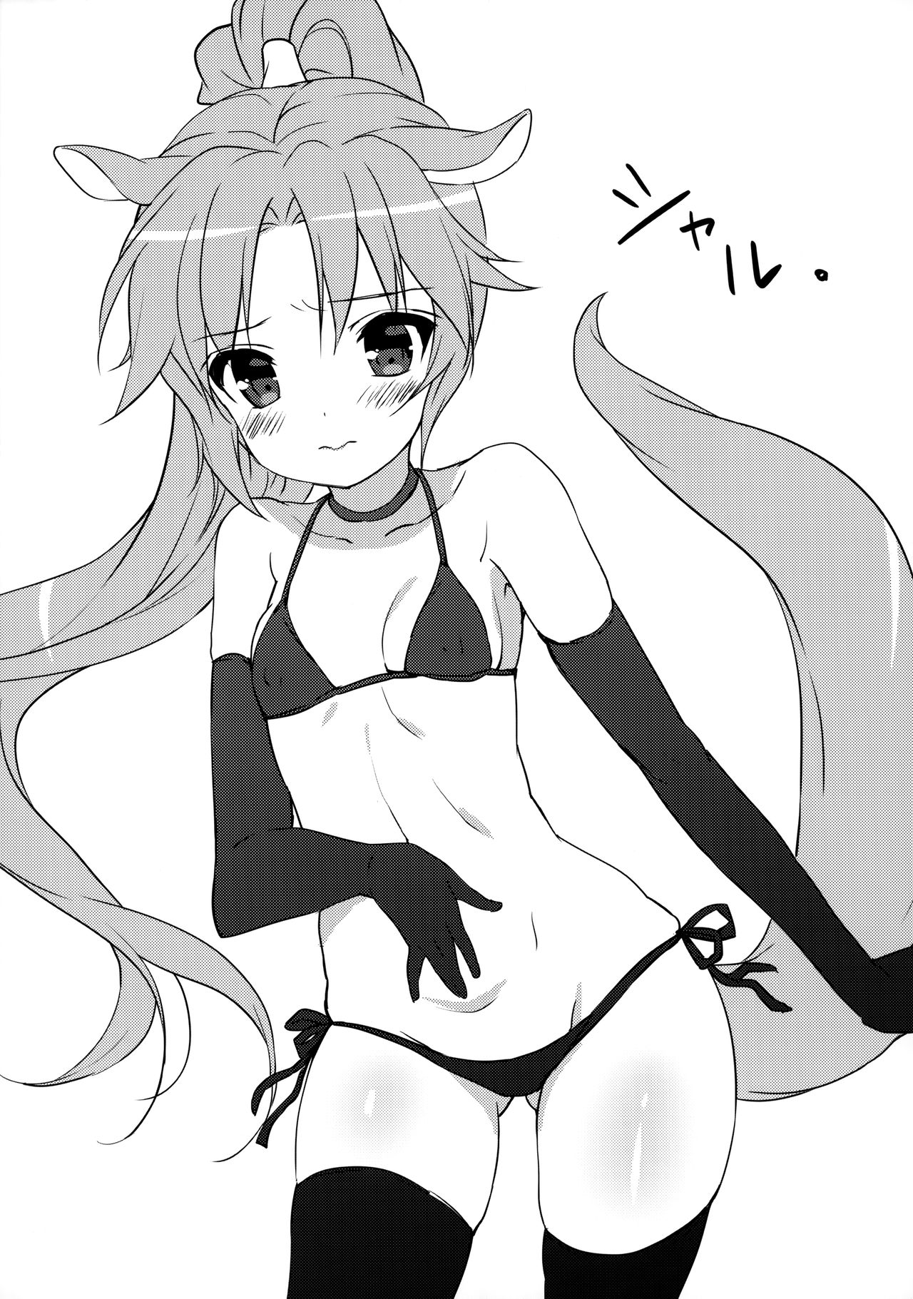 [Manga] (C88) [MILK PUDDING (emily)] Nnbiri DAYS (DOG DAYS) Single book, loli, single male, group P, stockings#[22P]-16