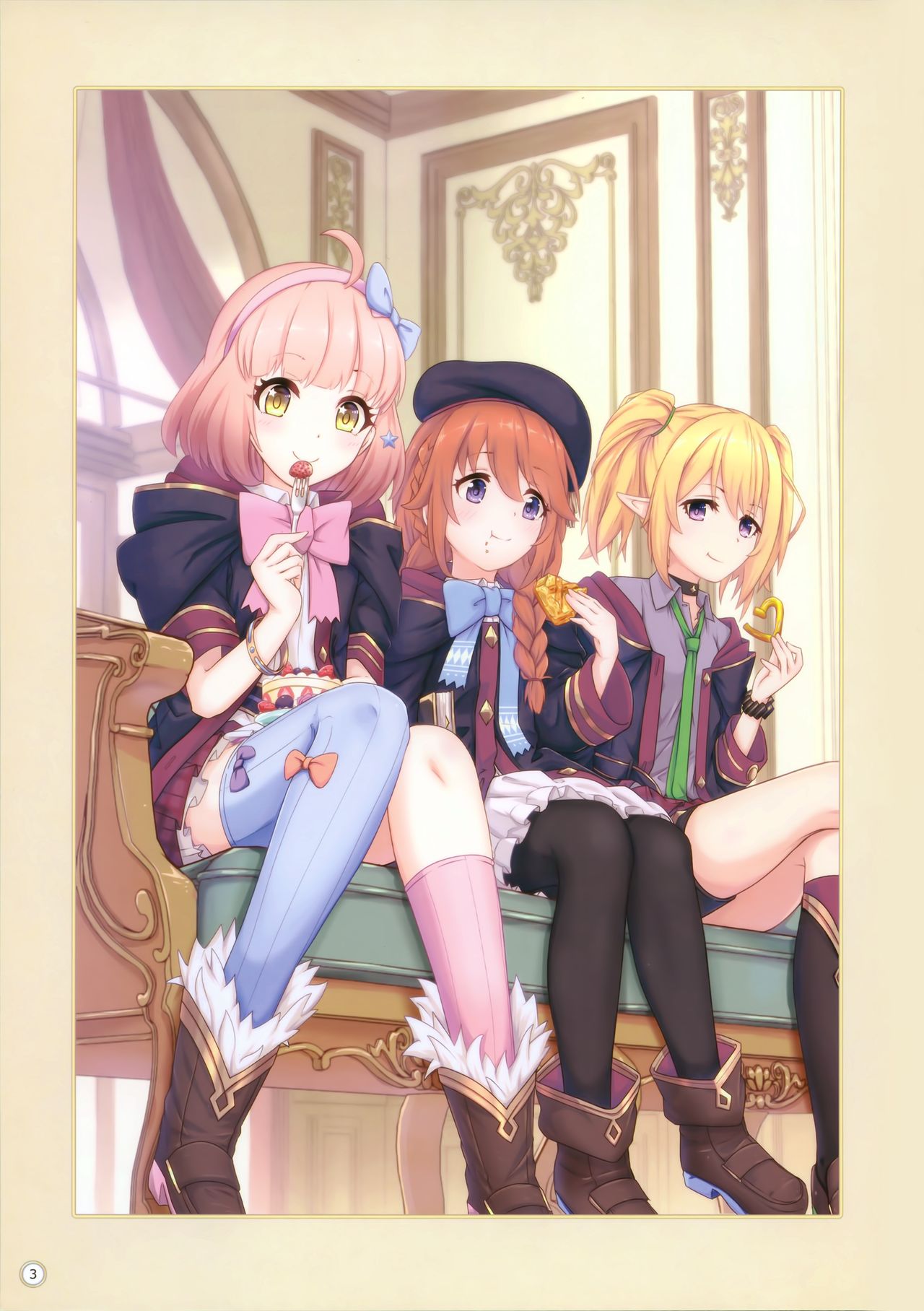 [Manga] (C97) [MIDDLY (Midrincha)] Clrful Cnnect 3rd:Dive (Princess Cnnect! Re:Dive) Single book, loli, single male, group P, stockings#[27P]-2