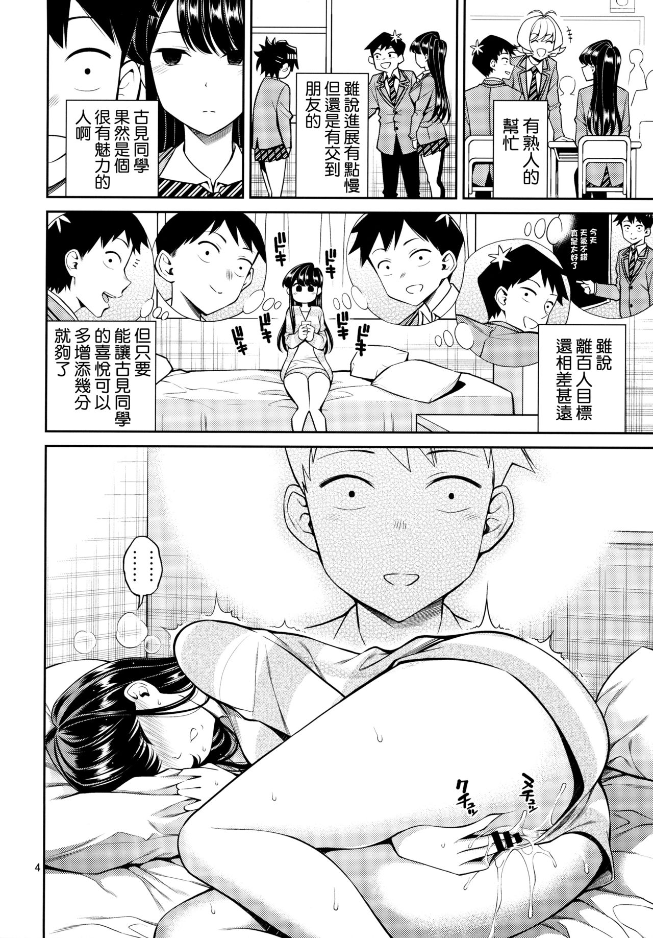 [日本漫画] [Popochichi (Yahiro Pochi)] Komi-san wa, Binkan desu. (Komi-san wa, Komyushou desu.)   单本,单女,女学生制服,连裤袜,单男#[22P]-3