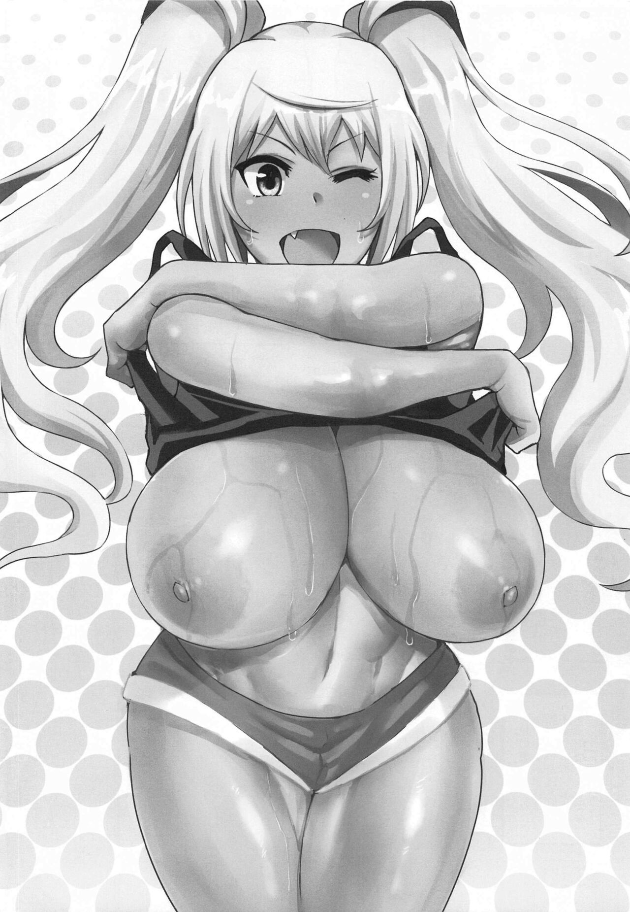 [日本漫画] (Akihabara Chou Doujinsai) [Diogenes Club (Haikawa Hemlen)] Hibiki to Asedaku Training (Dumbbell Nan Kilo Moteru?  单本,巨乳大奶,单女,单男,内衣,口交,暗黑皮肤#[26P]-23