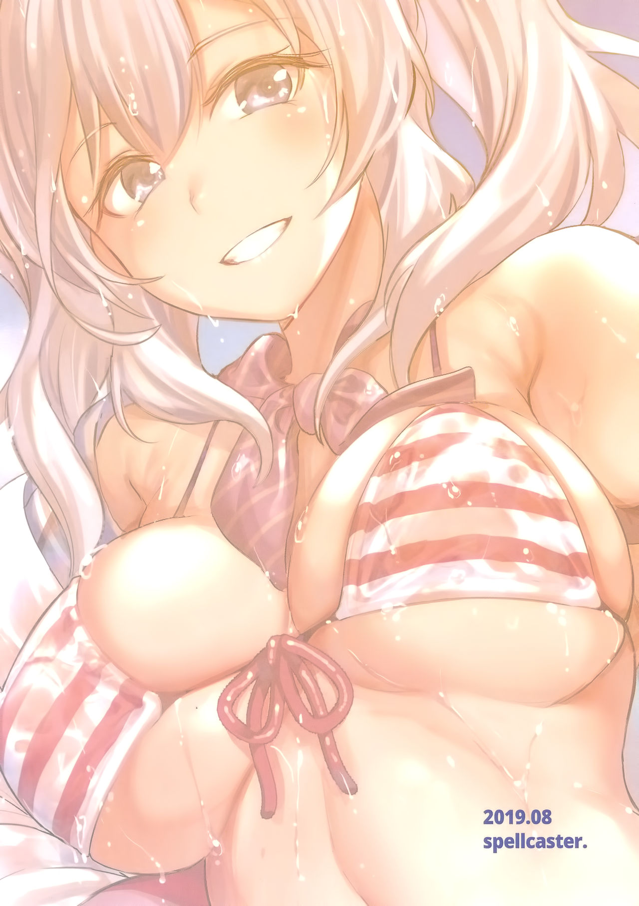 [日本漫画] (C96) [spellcaster. (Sattol)] Kashima no Natsu Jijou (Kantai Collection -KanColle-)  单本,巨乳大奶,单女,单男,泳装#[21P]-21
