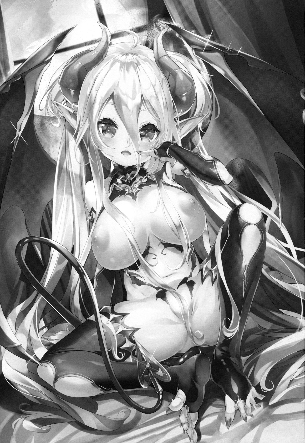 [Manga] (C94) [Misty Isle (Srimura Yuji)] Daraku Yuusha t Succubus n Utage [Chinese] Single book, big breasts, single female, single male, bondage, stockings#[22P]-2
