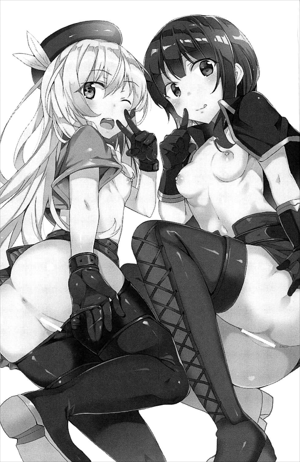 [Manga] [Waffle Dumeiken (Tanaka Decilitre)] Sre Ike! Megumin Tuzkudan (Kn Subarashii Sekai ni Syukufuku !) [Chinese] Single book, loli, 3P, single male, group P#[34P]-2