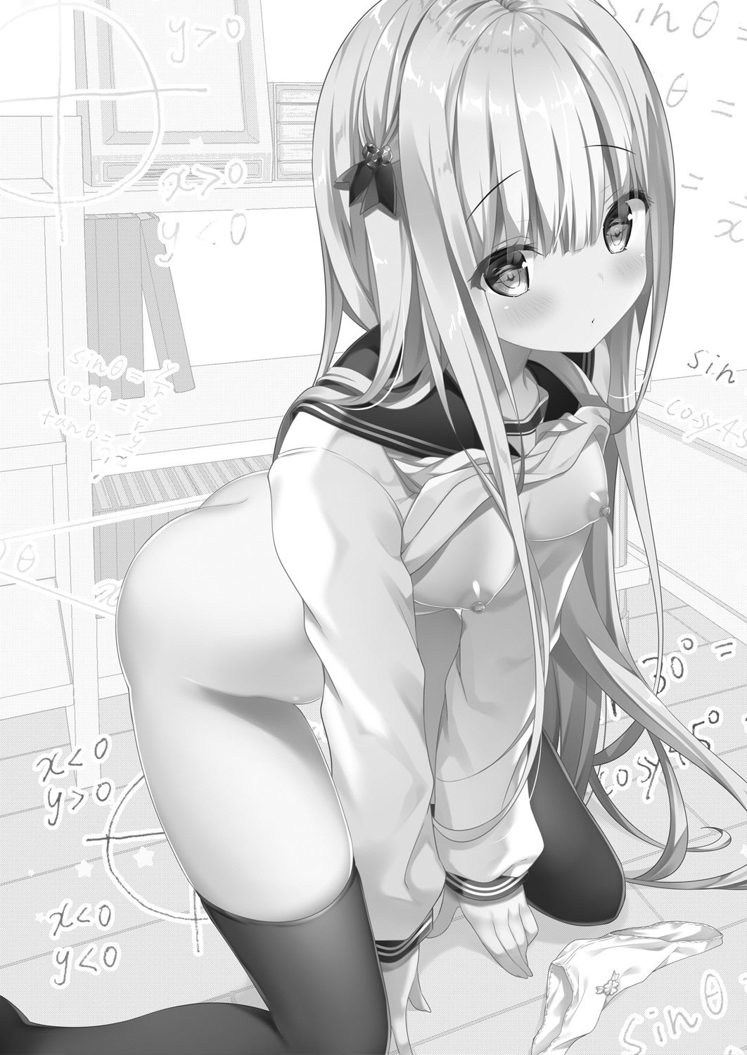 [日本漫画] [Kinokonomi (kino)] Rina-chan Renai Houteishiki ~Katei Kyoushi o Yuuwaku Ecchi~ [Chinese]   单本,巨乳大奶,单女,女学生制服,单男,丝袜#[26P]-3