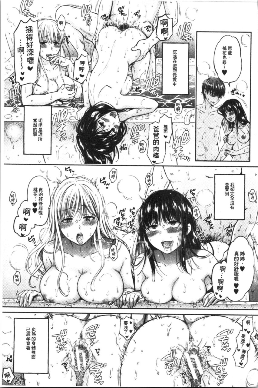 [Manga] [Harsawa] Fake Family: Sisters Falling to Stepfather [Chinese Translation] Single book, big breasts, female school uniform, group P#[193P]-190