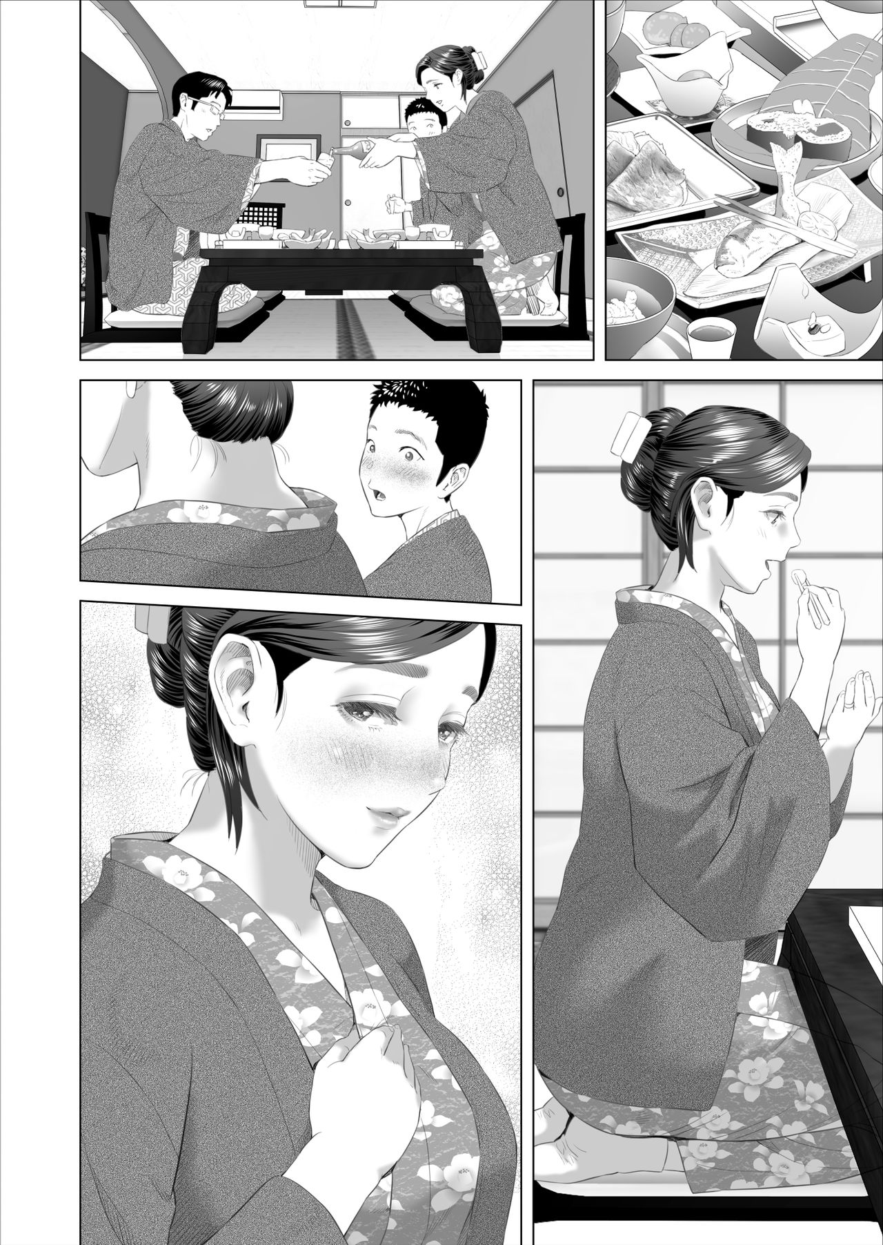 [日本漫画] [Hy-dou (Hyji)] Kinjo Yuuwaku Musuko no Afureru Seiyoku o Nomihosu Haha Hen  饮尽儿子日益旺盛性欲的妈妈篇 单本,正太控,熟女人妻,巨乳大奶,不伦,单女,单男,口交,内射中出,泳装#[75P]-46