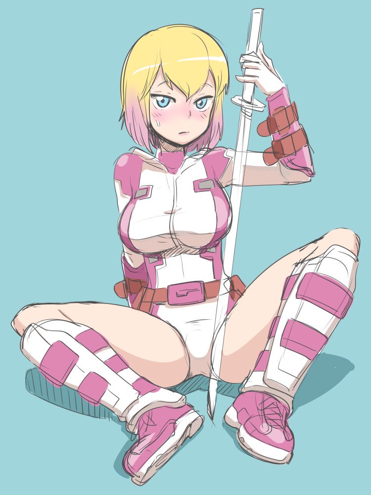 [日本漫画] (C95) [Kotau (Bowieknife)] Gwenpool (Etchina sekai ni o jama shima~su) (Gwenpool)[Chinese]  单本,单女,单男,乳交,性玩具#[38P]-32