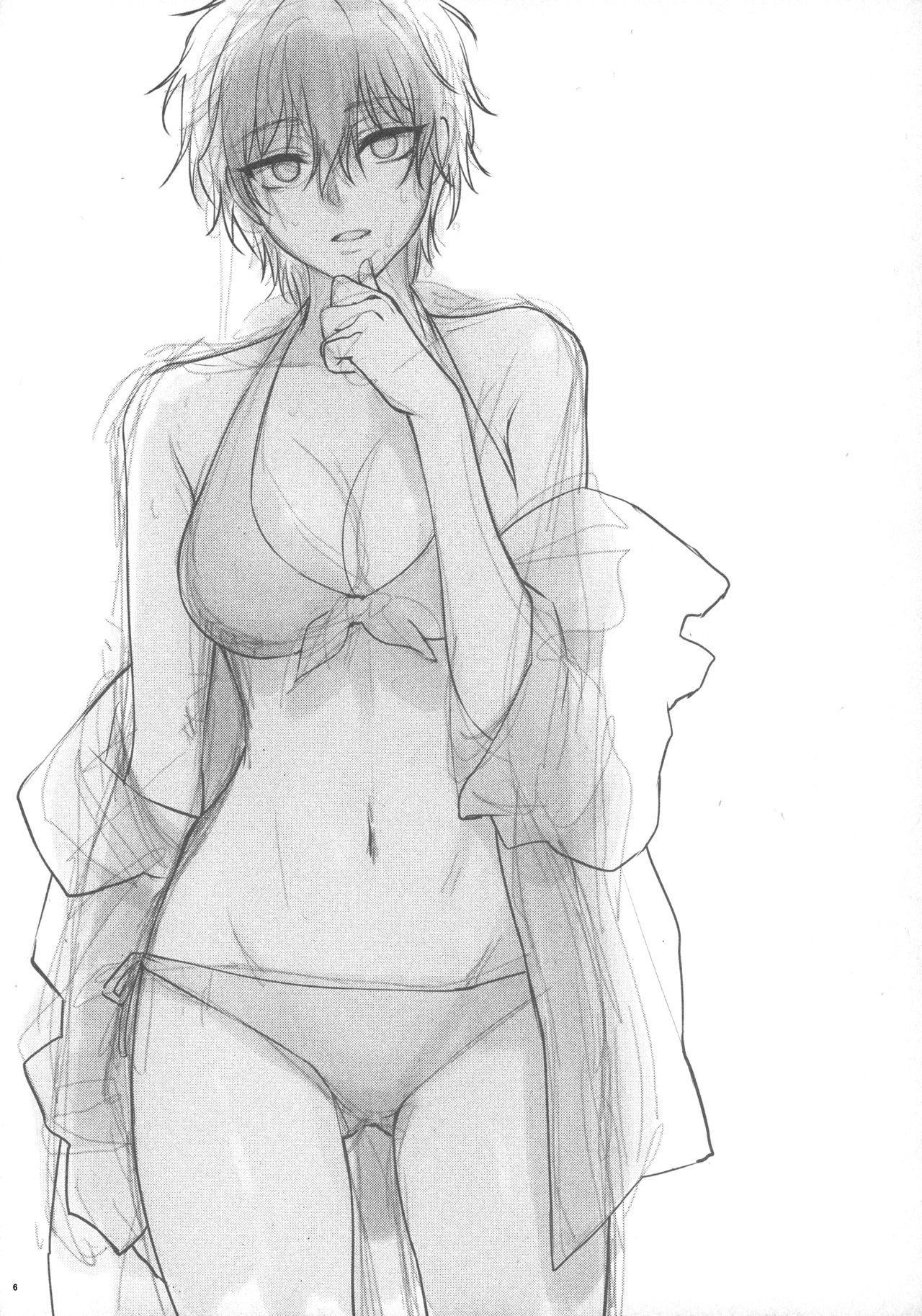 [Manga] (Comitia126) [Earthean (syukaki)] Natsu n omide nkshitai Single book, NTR, single female, single male, bikini, swimsuit#[21P]-5