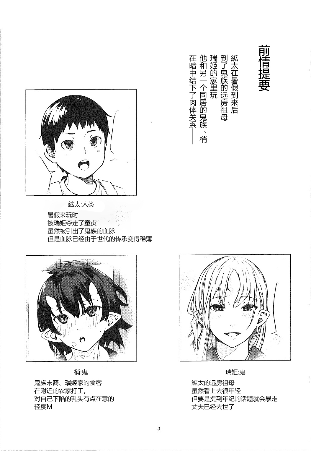 [Manga] (C93) [Obumanjuu (Bmas)] Oni n sumu ie ni Single book, glasses, Zhengtai control, big breasts, female student uniform, group P#[36P]-3
