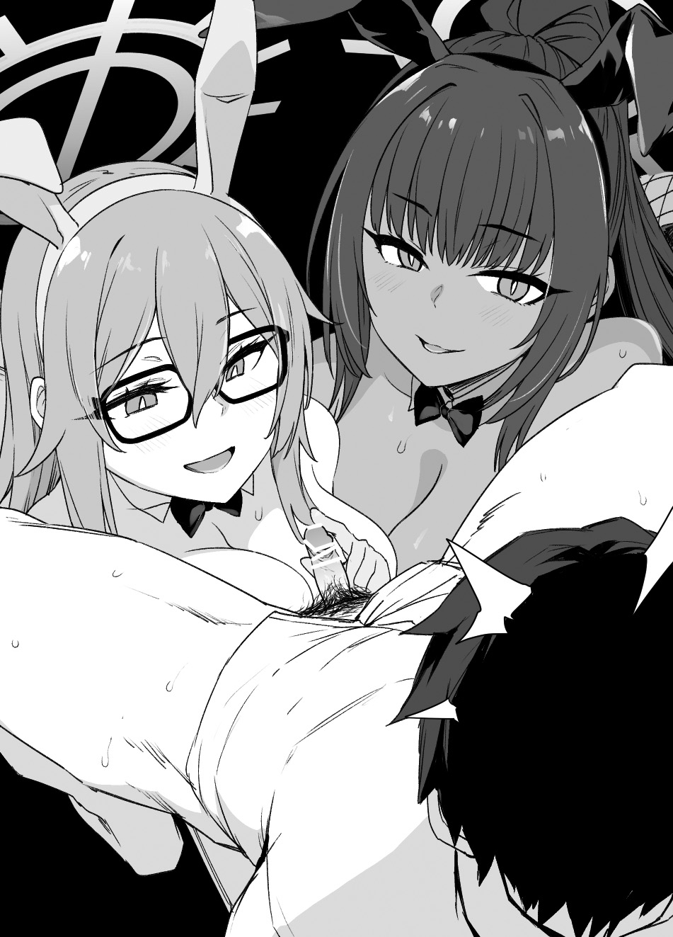 [Manga] [Cusiau] BluArch Sennu Omank Gaqueen Bunny Dreaker (NTR & Bitch-ka) (Blue Archive) Single book, big breasts, NTR, beast ears#[44P]-32