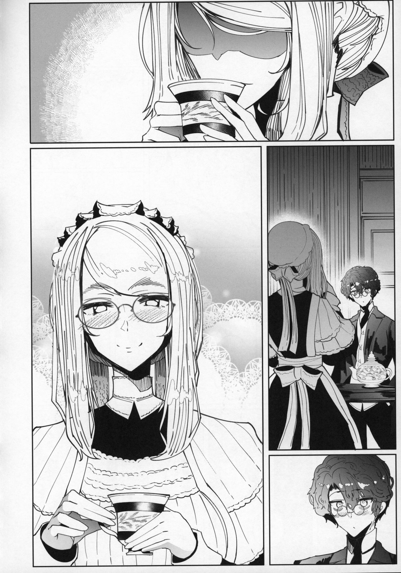 [Manga] (C96) [Metr Ntes (Tsumetr)] Shinshi Tsuki Maid n Sphie-san 5 Single book, glasses, big breasts, single man#[55P]-53