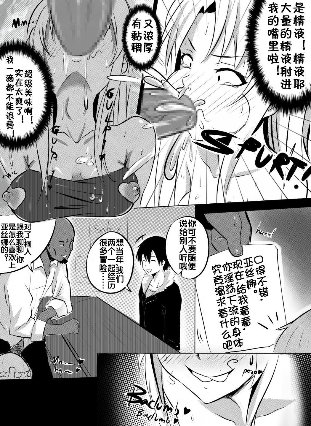 [日本漫画] [Merkonig] B-Trayal 3 (Sword Art Online)  单本,高潮潮吹,NTR,单女,暗黑皮肤#[11P]-5