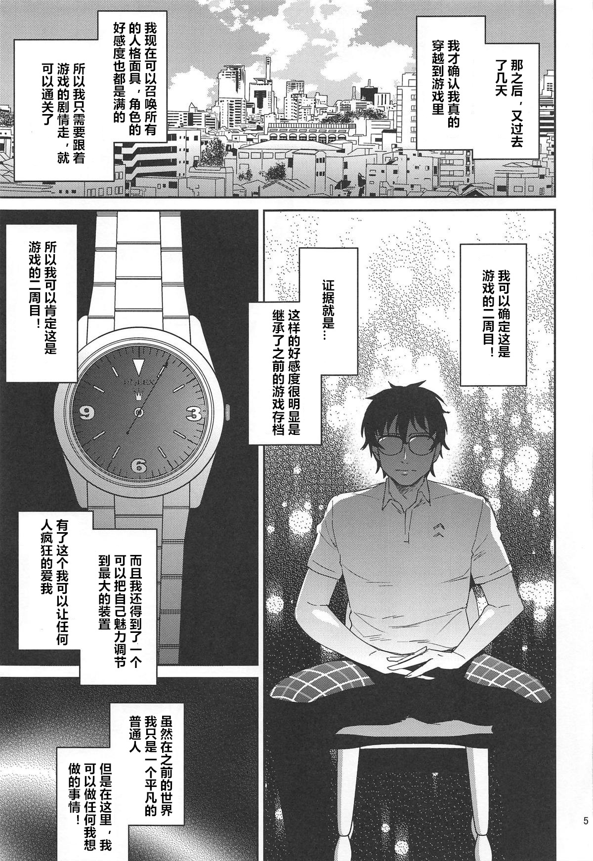 [Manga] (C96) [Esebateira (Shibuki Orshi)] Tensei Shitara 2-shuume Cheat Jutai datta Ken (Persna 5) Single book, big breasts, female student uniform, single male, group P, stockings#[28P]-4