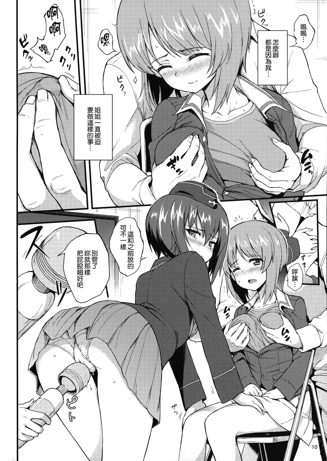 [Manga] (C94) [Kyckchkyck (Kyckch)] Nishizumi Shimai Ryujku (Girls und Panzer) Single book, rape, group p#[25P]-10